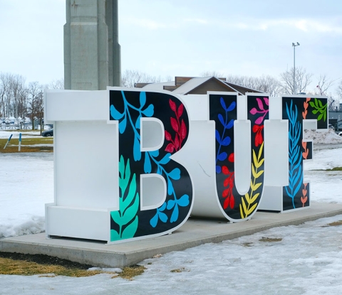 BUF sign at Canalside